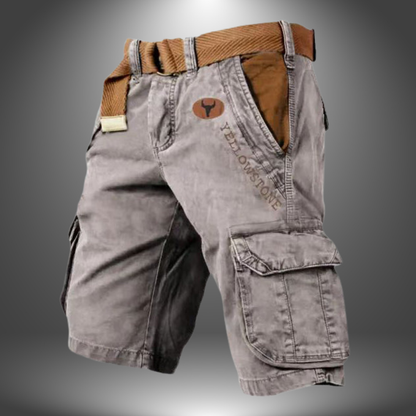 SEAN | SHORT CARGO ARTIGIANALE CON TASCHE