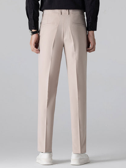 CAMICIA A MANICHE LUNGHE A RIGHE CON BOTTONI & PANTALONI SLIM FIT A GAMBA AFFUSOLATA