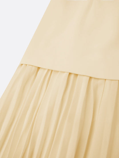 ELVIRA™ | Vestito lungo plissettato di design