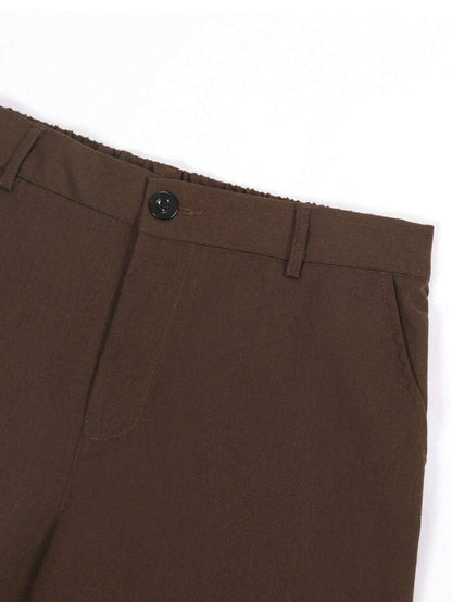 PANTALONI IN LINO CON TASCHE