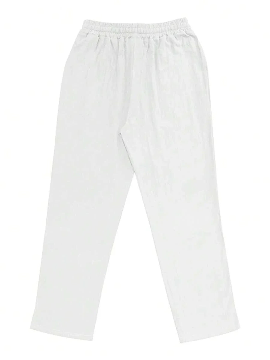 MARCO | PANTALONE LEGGERO IN LINO CON LACCIO