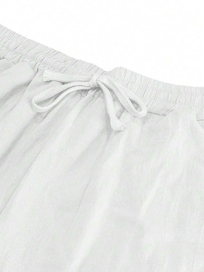 MARCO | PANTALONE LEGGERO IN LINO CON LACCIO