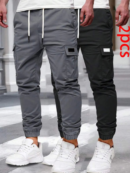 RICCARDO | JOGGER CARGO LEGGERI CON TASCHE