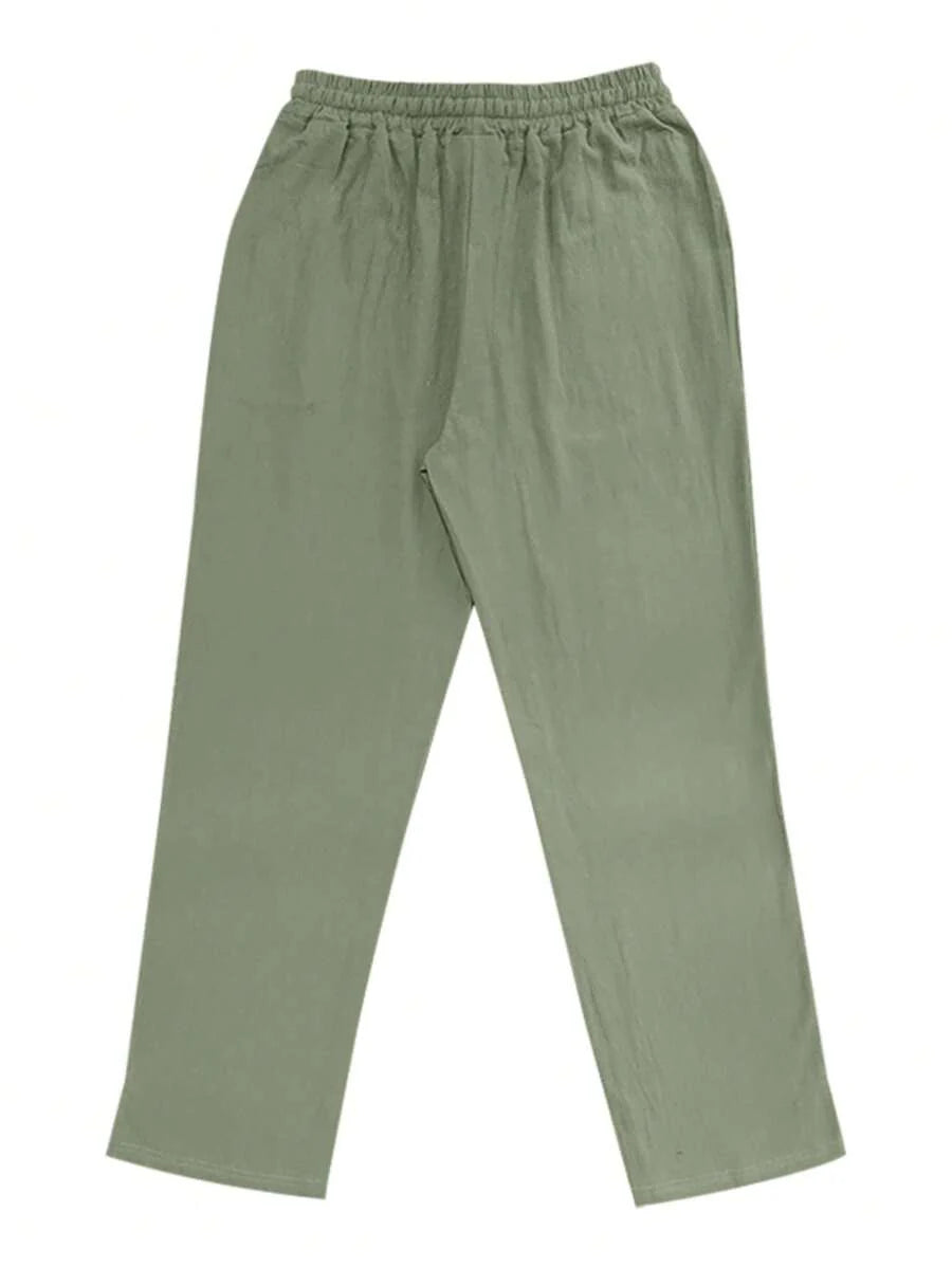 MARCO | PANTALONE LEGGERO IN LINO CON LACCIO