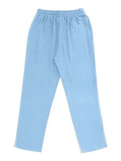 MARCO | PANTALONE LEGGERO IN LINO CON LACCIO