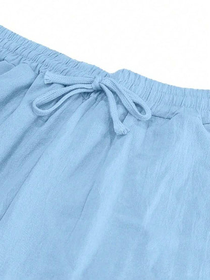 MARCO | PANTALONE LEGGERO IN LINO CON LACCIO