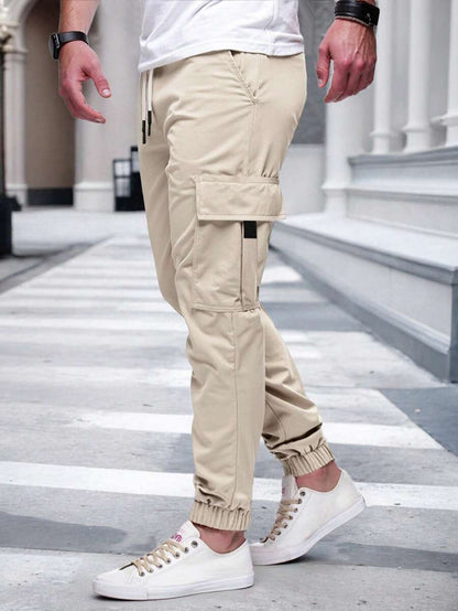 RICCARDO | JOGGER CARGO LEGGERI CON TASCHE
