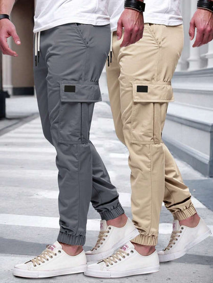RICCARDO | JOGGER CARGO LEGGERI CON TASCHE