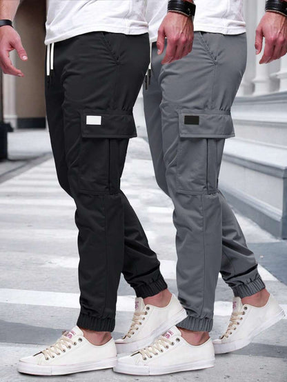 RICCARDO | JOGGER CARGO LEGGERI CON TASCHE