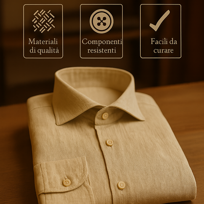ROSSI ROMA | CAMICIA DI MASSIMO COMFORT CON ELASTICO