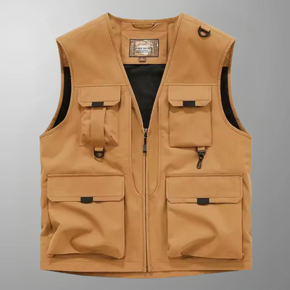 GILET CARGO TRASPIRANTE MULTI-TASCHE