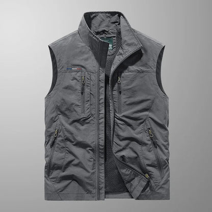 CASPER | GILET CARGO TRASPIRANTE CON TASCHE MULTIPLE
