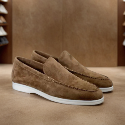 ROSSI ROMA™ | LOAFERS IN PELLE SCAMOSCIATA DI LUSSO