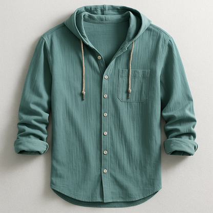 ROSSI ROMA™ | CAMICIA DI LUSSO CON CAPPUCCIO