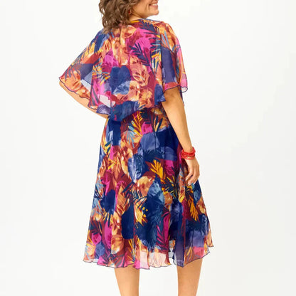 Ayala™ | Abito in Chiffon Comodo Taglie Forti