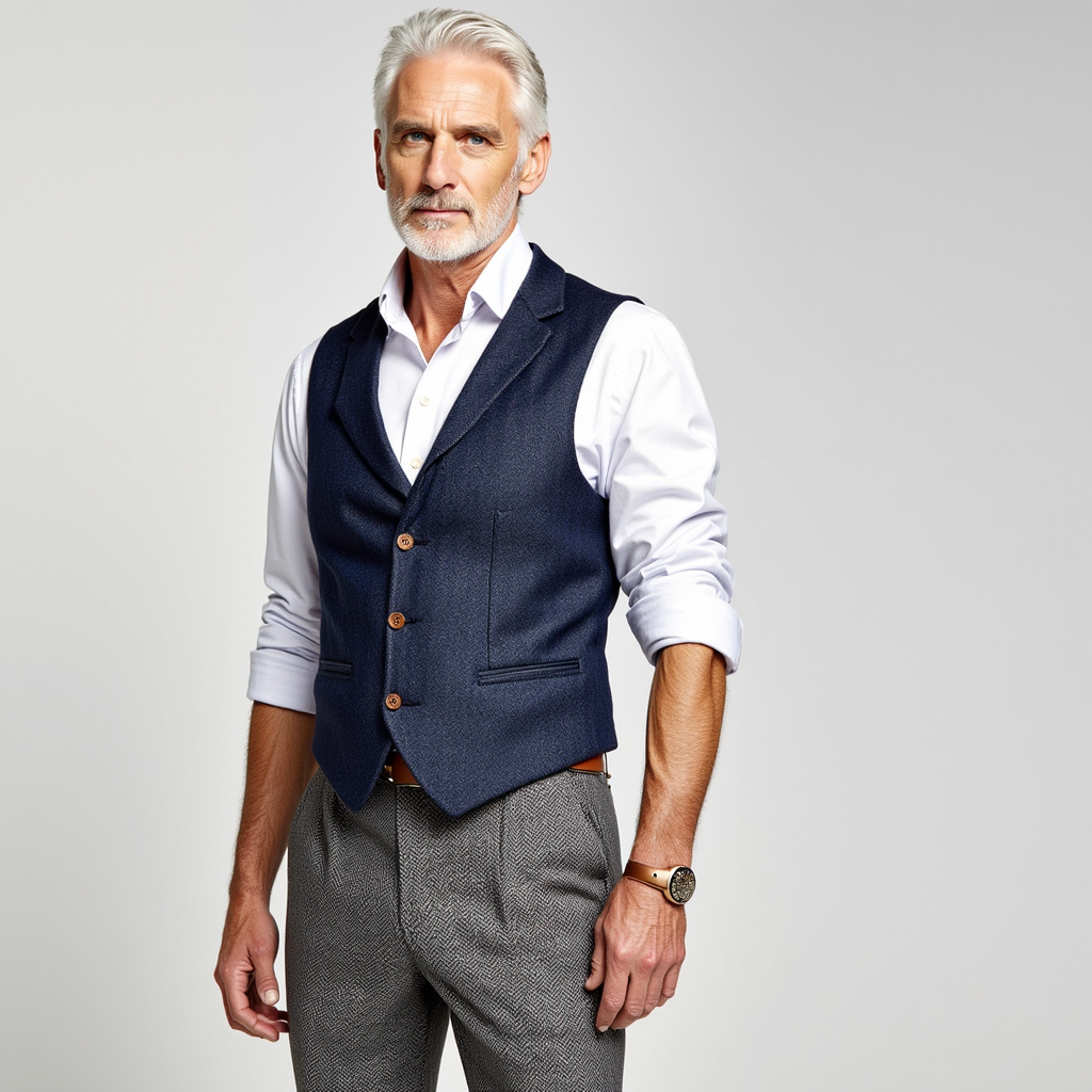 ROSSI ROMA™ Gilet da uomo elegante