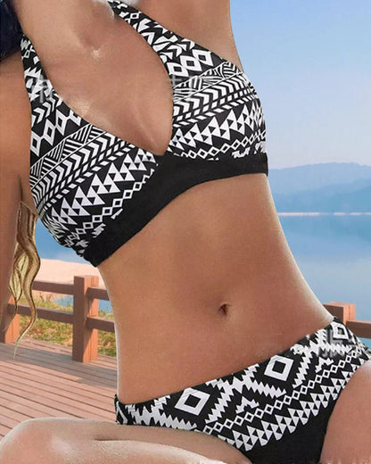 Isla™ | Costume da Bagno con Stampa Floreale e Geometrica