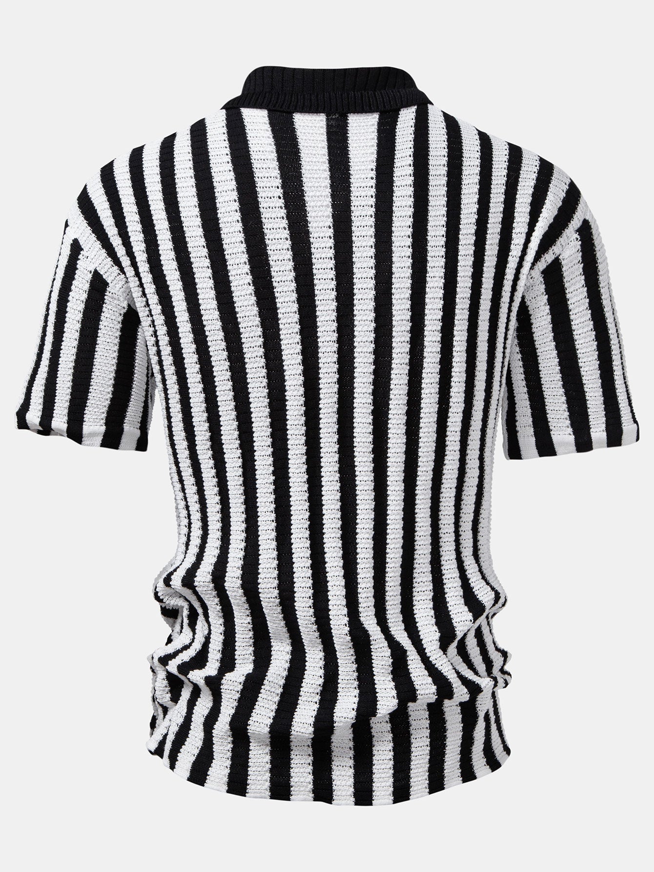 CAMICIA CON SPALLE SCHESE E RIGHE ALL'UNCINETTO & PANTALONI IN LINO CON GAMBA DRITTA