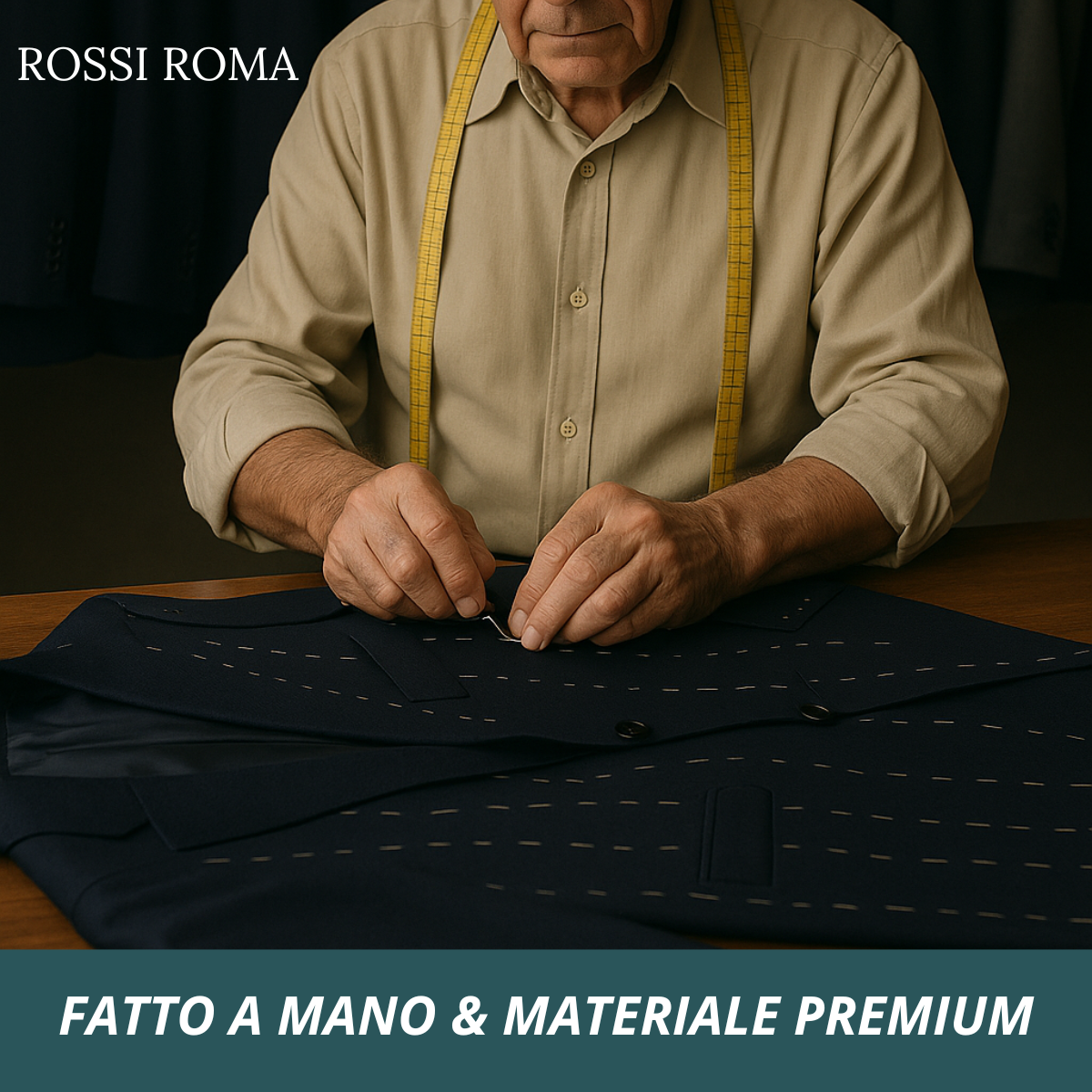 ROSSI ROMA™ Completo elegante da uomo