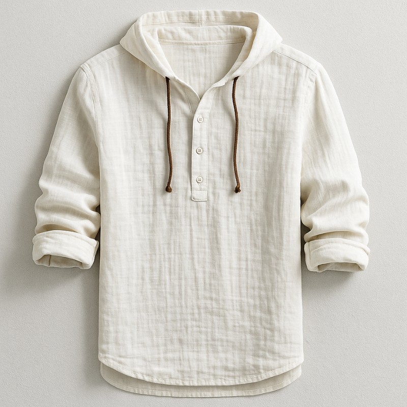ROSSI ROMA | CAMICIA DI LUSSO CON CAPPUCCIO