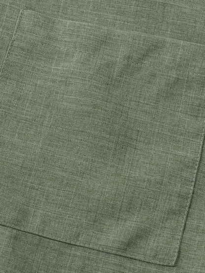 CAMICIA CON COLLO ALLA COREANA E TASCA