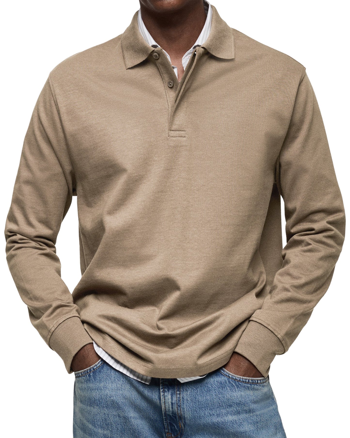 ROSSI ROMA™ | POLO CASUAL A MANICHE LUNGHE