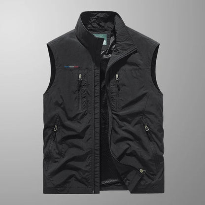 CASPER | GILET CARGO TRASPIRANTE CON TASCHE MULTIPLE