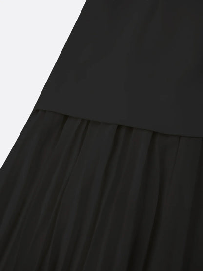 ELVIRA™ | Vestito lungo plissettato di design
