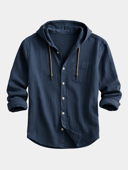 ROSSI ROMA™ | CAMICIA DI LUSSO CON CAPPUCCIO