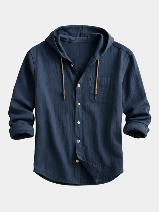 ROSSI ROMA™ | CAMICIA DI LUSSO CON CAPPUCCIO