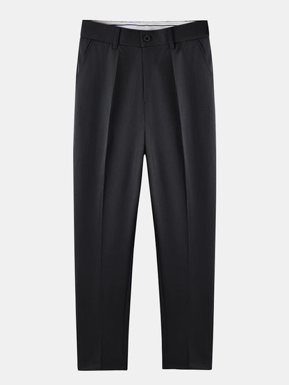 POLO IN JACQUARD GEOMETRICO & PANTALONI SLIM FIT AFFUSOLATI