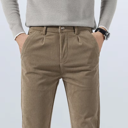Ettore | Pantaloni in Velluto Elasticizzato