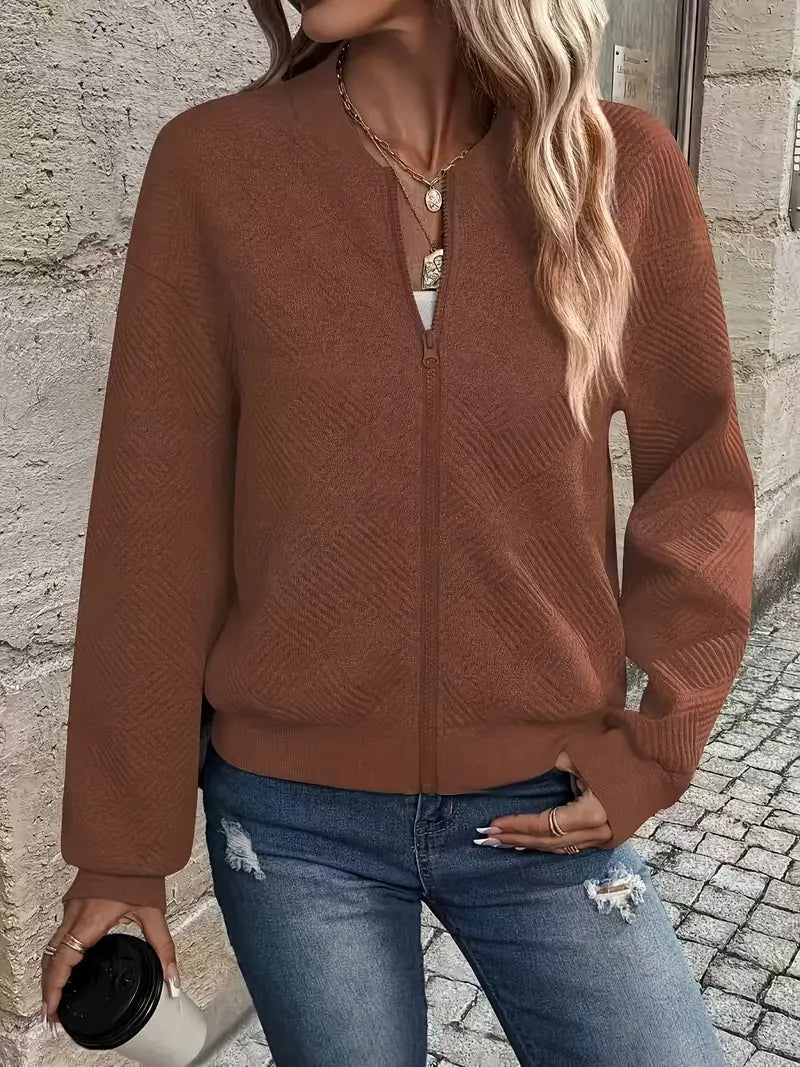 LIVIA™ | Giacca Primaverile con Chiusura a Zip