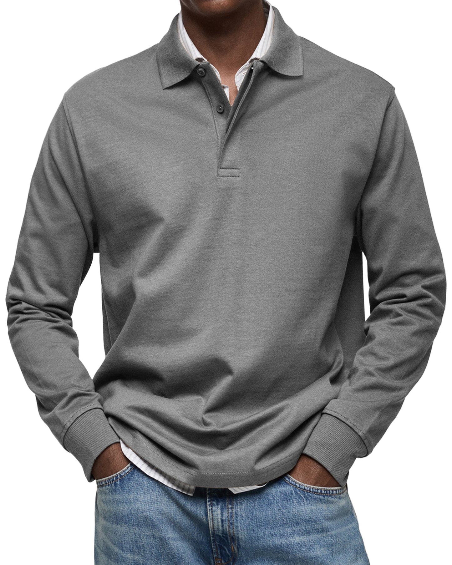 ROSSI ROMA™ | POLO CASUAL A MANICHE LUNGHE