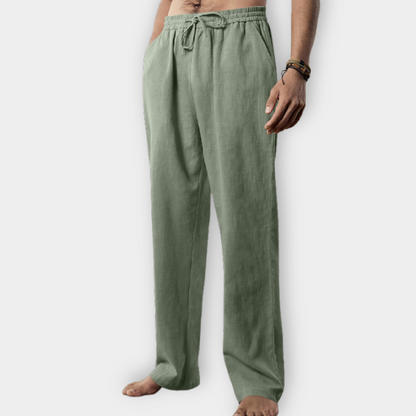 PANTALONI DI LINO PER LA CASA