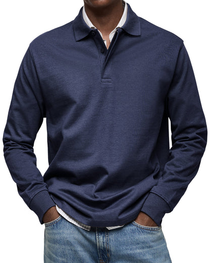RICCARDO | POLO A MANICHE LUNGHE ELEGANTE