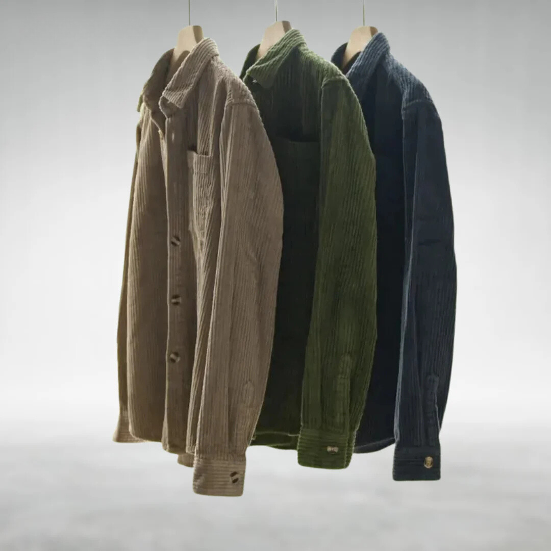 DUDLEY | CAMICIA CASUAL IN VELLUTO A COSTE