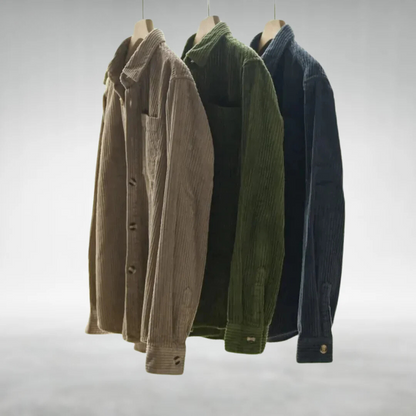 DUDLEY | CAMICIA CASUAL IN VELLUTO A COSTE