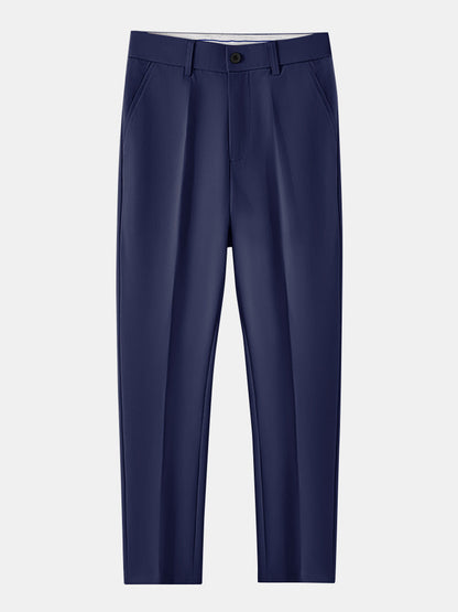 CAMICIA A MANICHE LUNGHE A RIGHE CON BOTTONI & PANTALONI SLIM FIT A GAMBA AFFUSOLATA