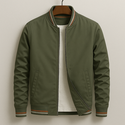 ROSSI ROMA | GIUBBOTTO BOMBER ESTIVO CON STRISC