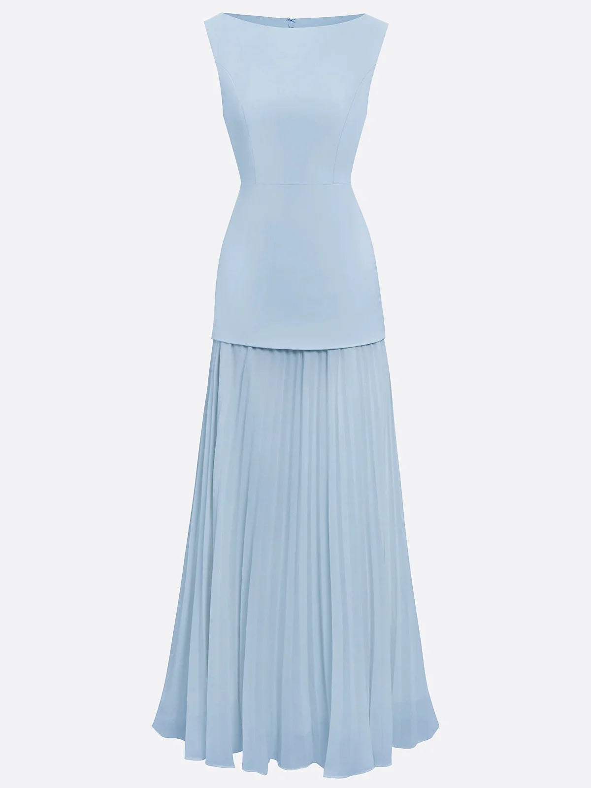 ELVIRA™ | Vestito lungo plissettato di design