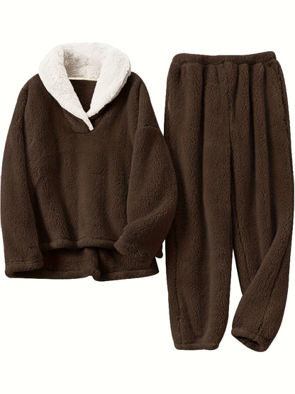 Alessia | Completo da Loungewear in Flanella