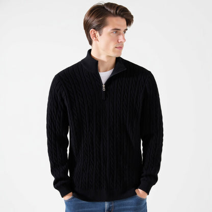 FABIO | MAGLIONE DI LUSSO CON ZIP