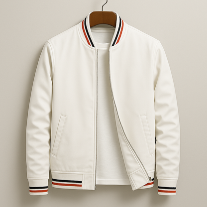 ROSSI ROMA | GIUBBOTTO BOMBER ESTIVO CON STRISC