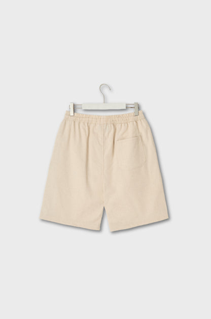 PANTALONI CORTI ESTIVI IN LINO