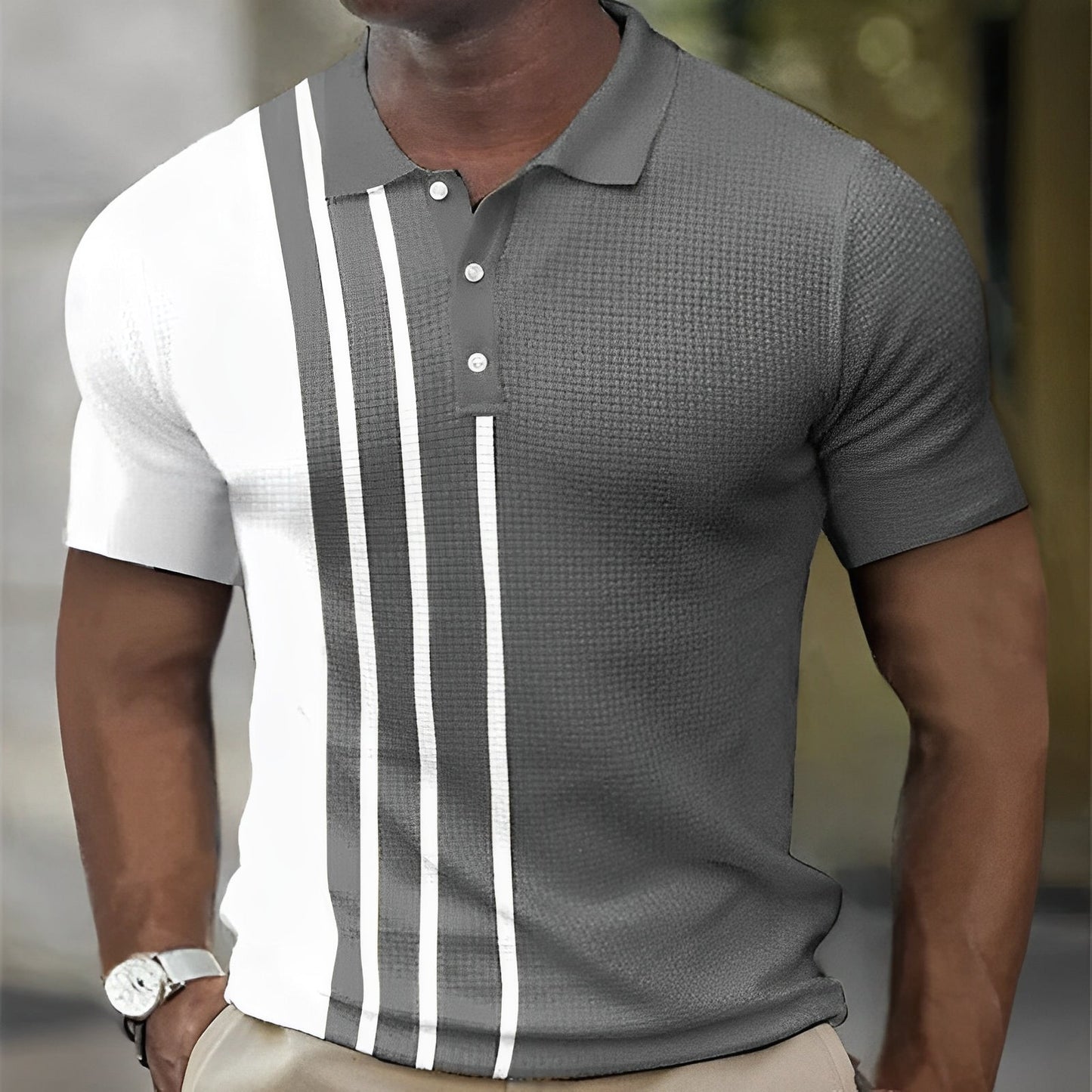 ANDREA  |  POLO SLIMFIT A RIGHE