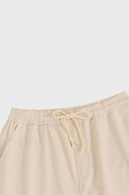 PANTALONI CORTI ESTIVI IN LINO