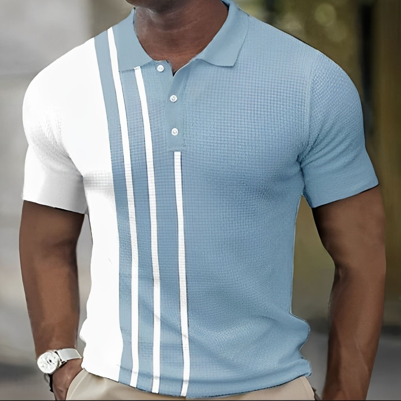 ANDREA  |  POLO SLIMFIT A RIGHE