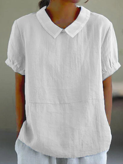 Amalie™ | Blusa con Collo e Vestibilità Relaxed