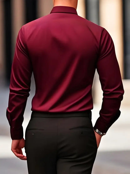 ROSSI ROMA™ | CAMICIA TRASPIRANTE A MANICHE LUNGHE